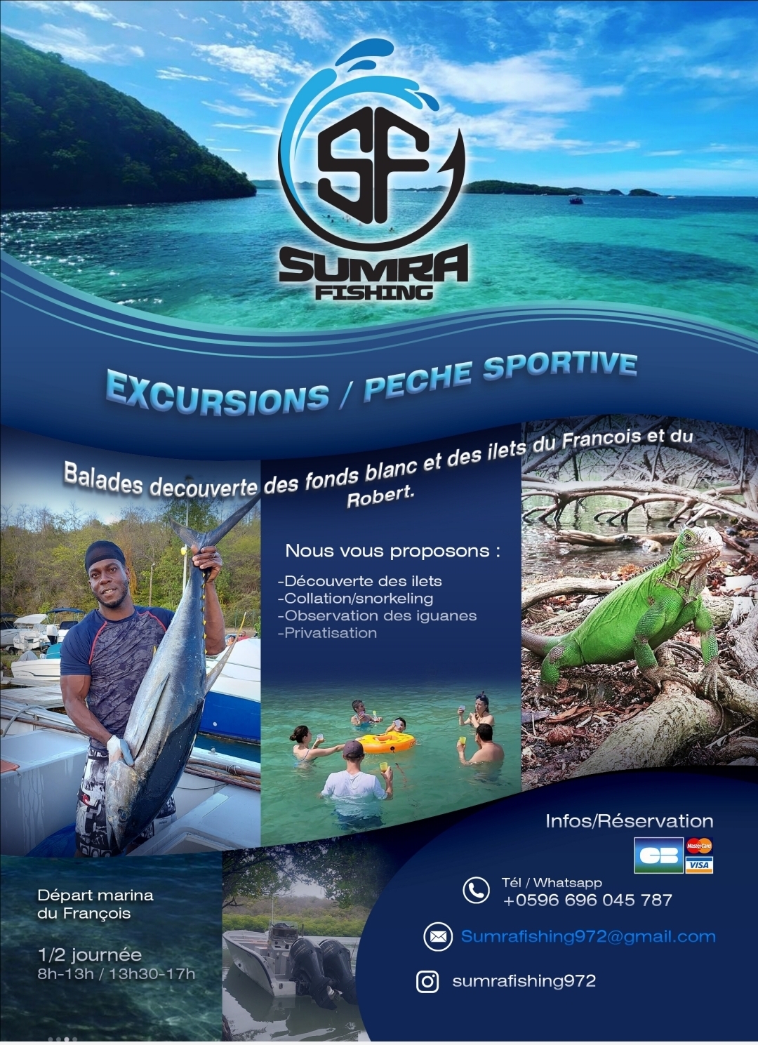 Sumra Rashput Sumra Fishing | Martinique Tourisme