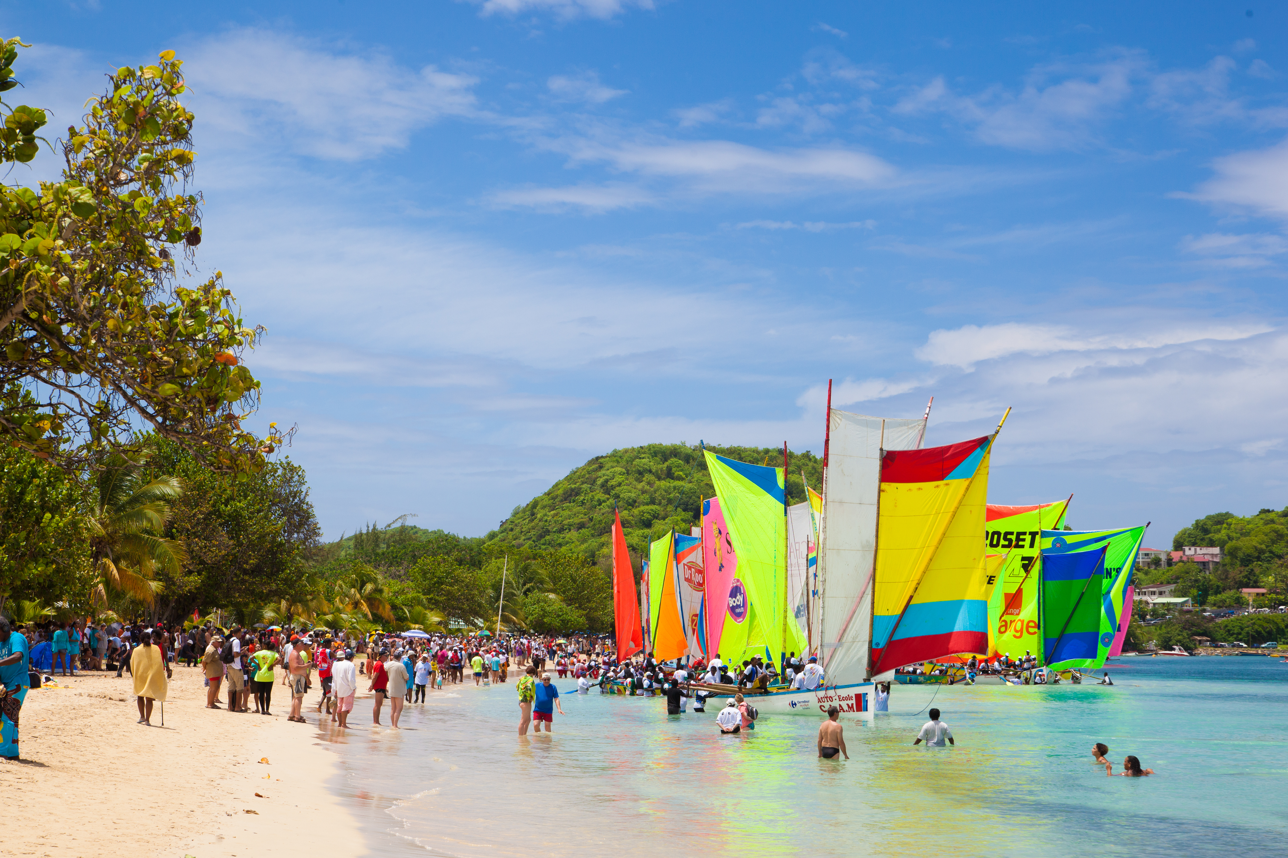 photo yoles en martinique