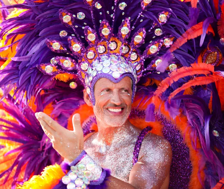 photo homme déguisé carnaval martinique dimanche gras