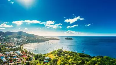 Image de la cote de la Martinique