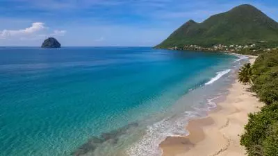 Plage du Diamant en Martinique