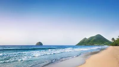 Plage du Diamant en Martinique