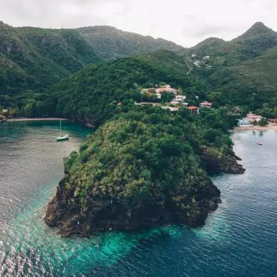 photo de la Anse Dufour et Noire en Martinique 