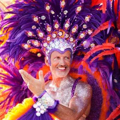 photo homme déguisé carnaval martinique dimanche gras