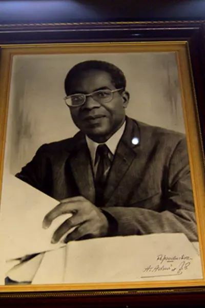 photo d'un cadre d'aimé césaire du musée d'aimé césaire