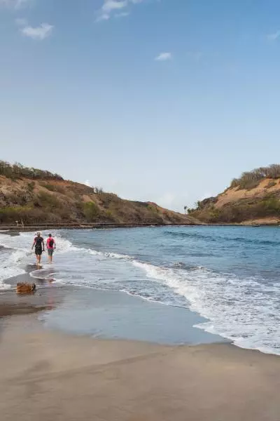 photo du tombolo en martinique