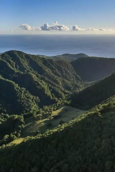 photo drone de la montagne pelée (Verrier)