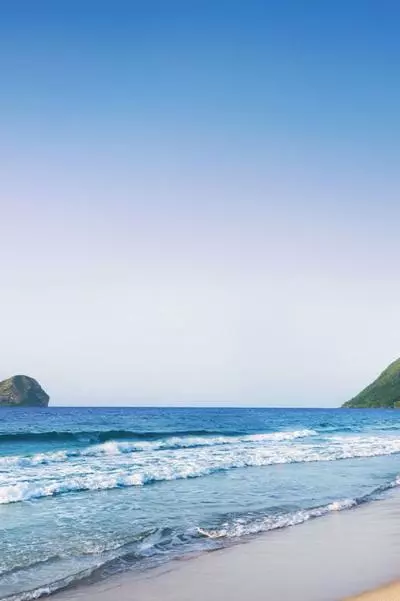 Plage du Diamant en Martinique