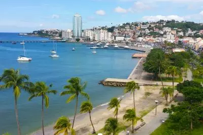 Plage de la Française, Fort-de-France