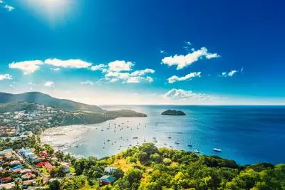 Image de la cote de la Martinique