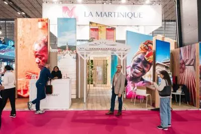 Salon IFTM Top Résa, stand la Martinique