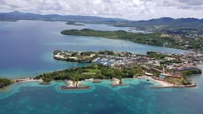 Vue aérienne des Trois-Ilets