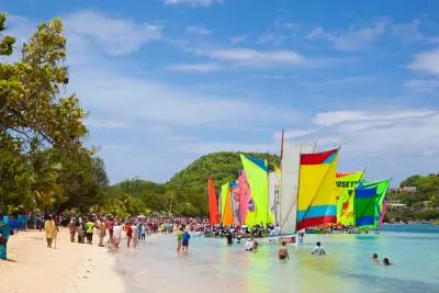 photo yoles en martinique