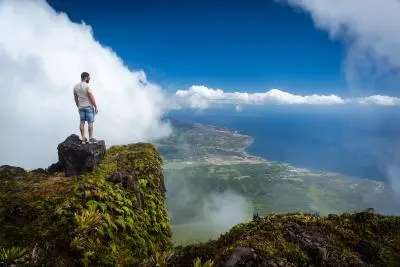 montagne pelée vue