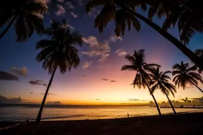 coucher de soleil martinique